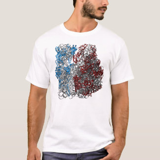SeitenShirt des Standorts Ecoli 70ers A helle Farb T-Shirt