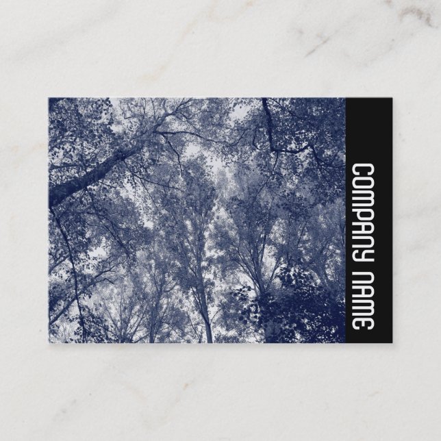 Seitliche Band - Blauer Herbst Visitenkarte (Vorderseite)
