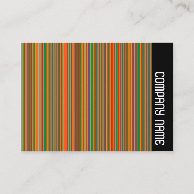 Seitliche Band - farbige Linien 01 Visitenkarte (Vorderseite)