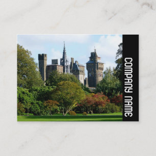 Seitliche Band - Schloss Cardiff II Visitenkarte