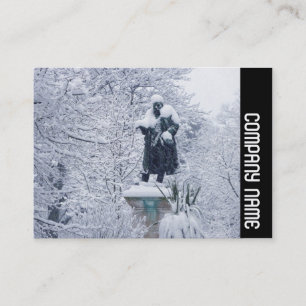 Seitliche Band - Schnee im Park Visitenkarte