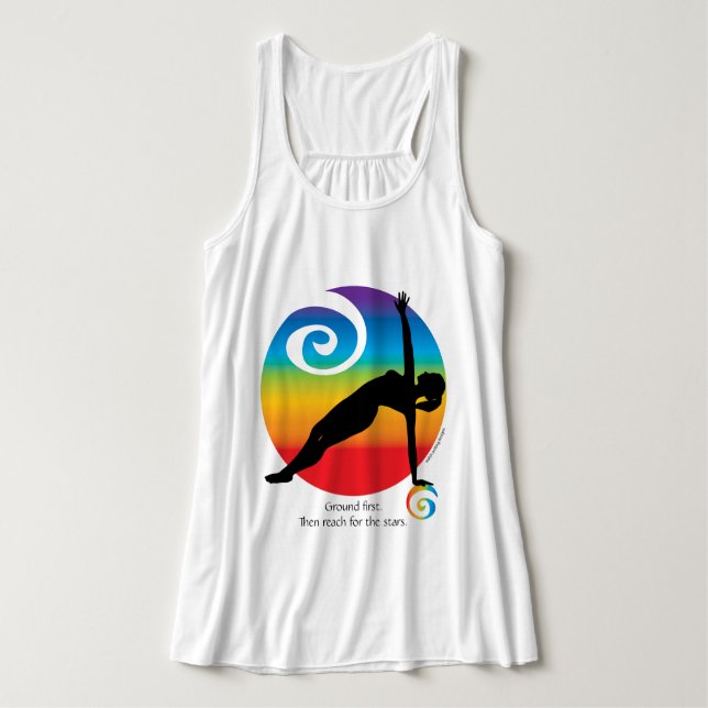 Seitliche Plankensuche für die Sterne Tank Top (Design Vorderseite)