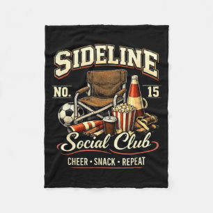 Seitliche Social Club Cheer Snack Wiederholung Soc Fleecedecke