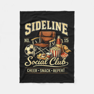 Seitliche Social Club Cheer Snack Wiederholung Soc Fleecedecke