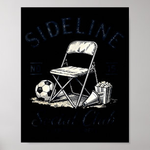 Seitliche Social Club Cheer Snack Wiederholung Soc Poster