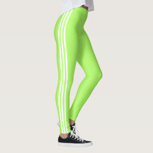 Seitliche Strickneon-Leggings mit benutzerdefinier Leggings