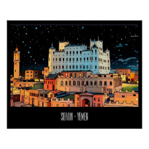 Seiyun Stadt - Jemen