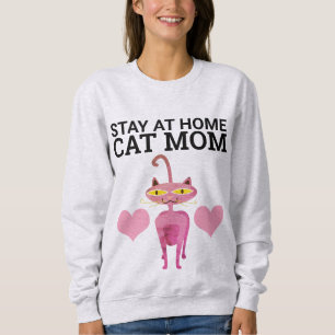 SÉJOURNEZ À LA MAISON CHAT MOM T-Shirts