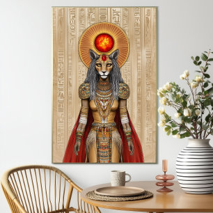 Sekhmet: Ägyptische Löwengöttin Poster