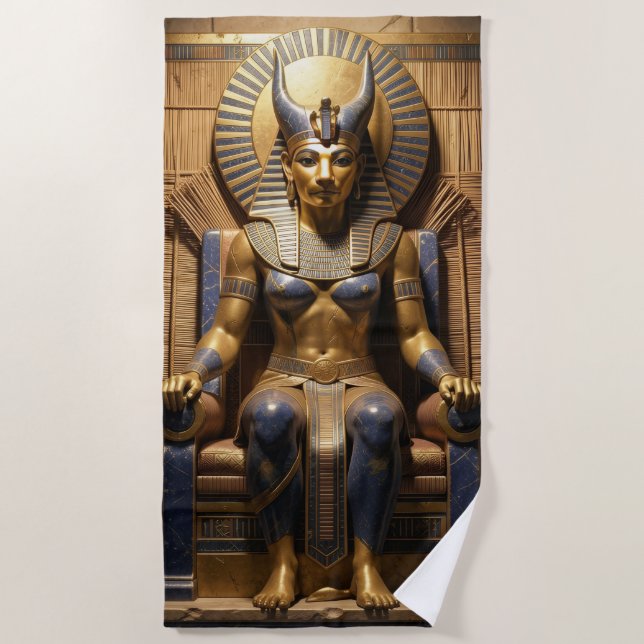 Sekhmet – Lion-Headed War Goddess Strandtuch (Vorderseite)
