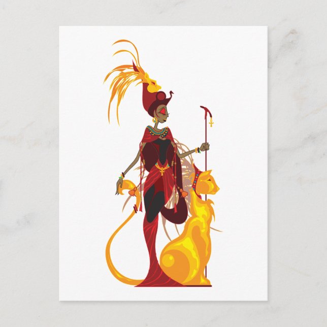 Sekhmet Postkarten (Vorderseite)