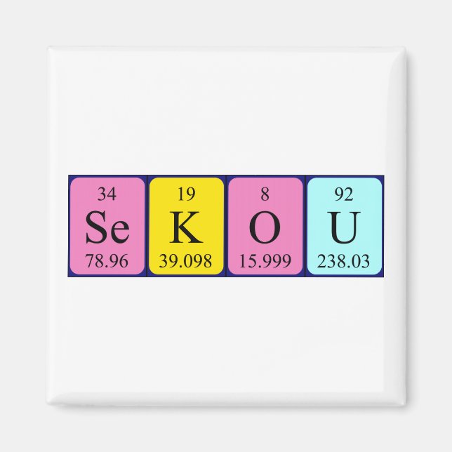 Sekou Periodou-Feldmagnet Magnet (Vorne)