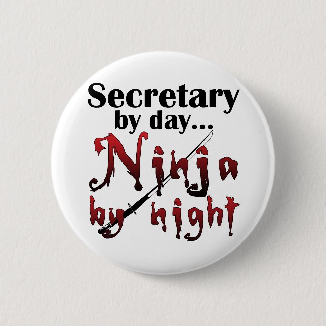 Sekretär Ninja Button (Vorderseite)