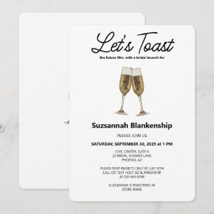Sektflöten Toast Brautparty Vorlage