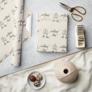 Sektgläser Glücklich Bis An Ihr Lebensende Nahtlos Geschenkpapier