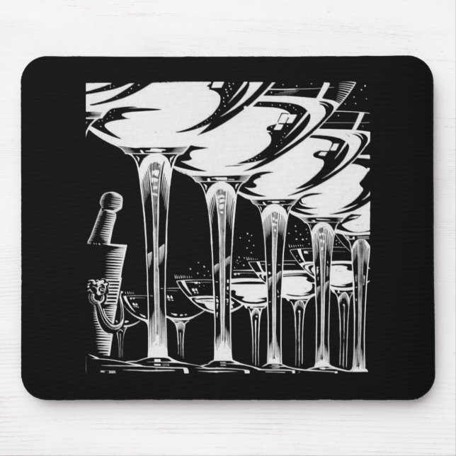Sektgläser Mousepad (Vorne)