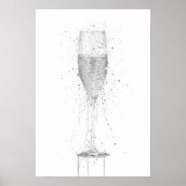 Sektkelch Poster