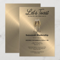 Sektkelch Toast Brautparty-Vorlage