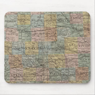 Sektorkarte von Iowa Mousepad