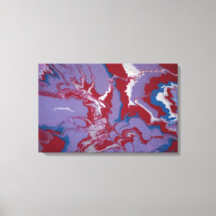 Sekundäre Pour Canvas Print Leinwanddruck