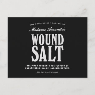 Sel de la peau - carte postale