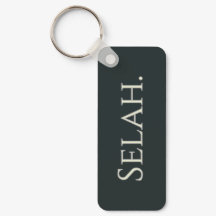 Selah Hebräisches Wort Benutzerdefinierter Name