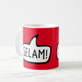 Selam! Hallo auf Türkisch, Türkei, Türkiye Kaffeetasse