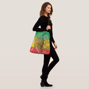 Selassie Menelik Large Cross Body Toag Tragetaschen Mit Langen Trägern