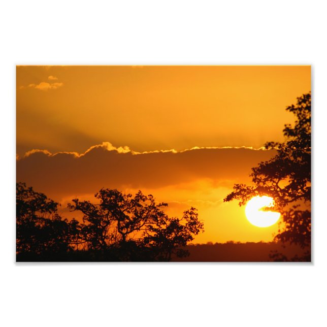 Selati Sunset Print Fotodruck (Vorne)