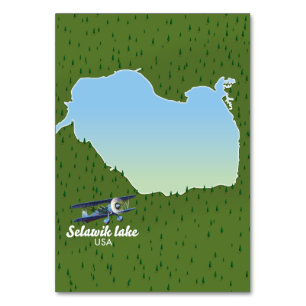 Selawik See Alaska Karte