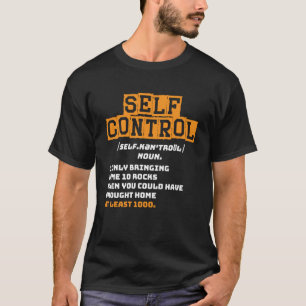 Selbe Kontrolle Rockhounding Rock sammeln Geologi T-Shirt