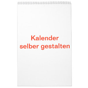 selber gestalten kalender