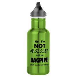 Selbesessene Bagpipe Edelstahlflasche