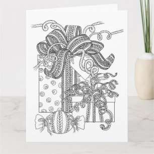 SELBST AUSMALEN Strickgeschenke Große Geburtstagsk Karte