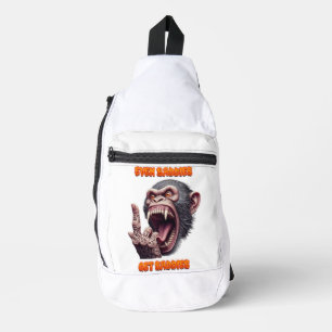 Selbst Baddies bekommen den bösen Affen Saddies Crossbody Bag