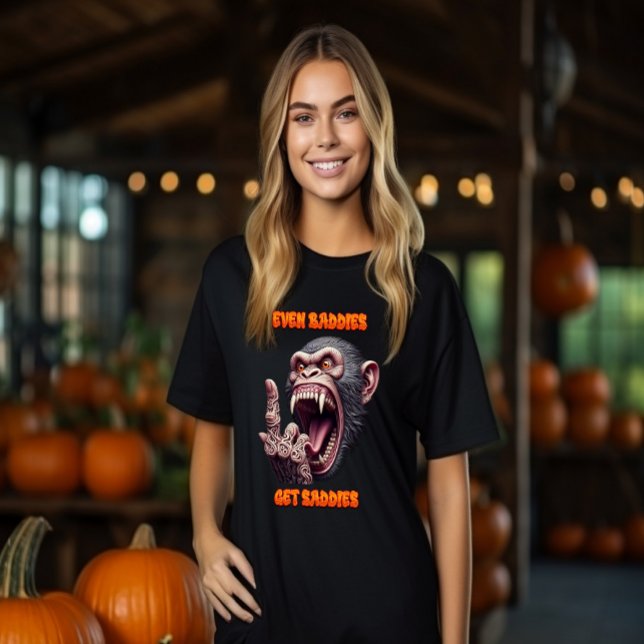 Selbst Baddies bekommen den bösen Affen Saddies T-Shirt (Von Creator hochgeladen)