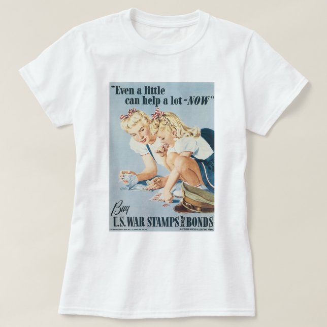 Selbst ein bisschen kann Alot JETZT helfen T-Shirt (Design vorne)