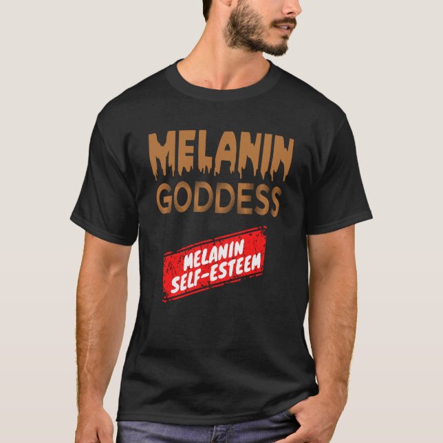 Selbst Esteem und Schwarze Geschichte Monat 2023 M T-Shirt (Vorderseite)