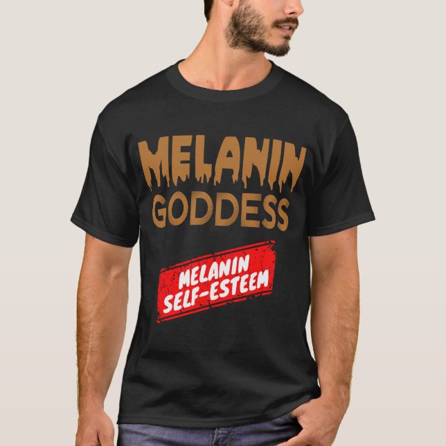 Selbst Esteem und Schwarze Geschichte Monat 2023 M T-Shirt (Vorderseite)