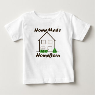 Selbst gemacht, einheimisch baby t-shirt