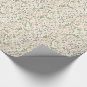 Selbst gemachte PapierRosen-Rosenknospe-Blumen mit Geschenkpapier