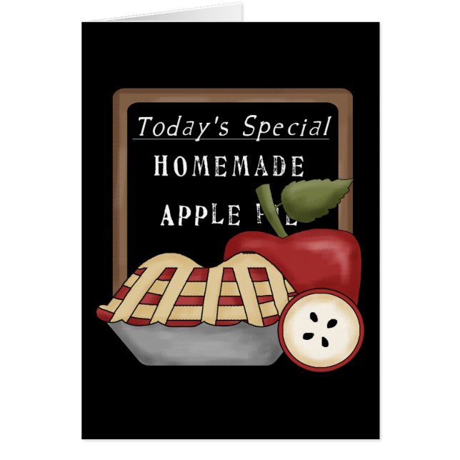 Selbst gemachter Apfelkuchen (Vorne)