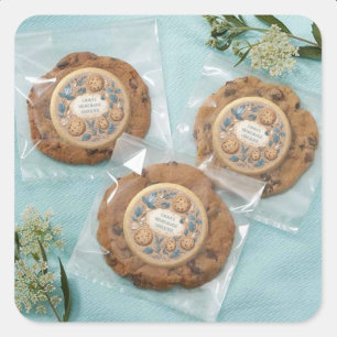 selbst gemachtes Cookie Runder Aufkleber
