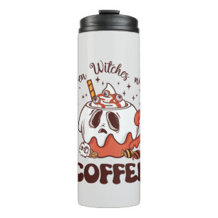 Selbst Hexen brauchen Kaffee Thermosbecher