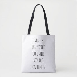 Selbst in Freundschaft Schultertasche Tasche