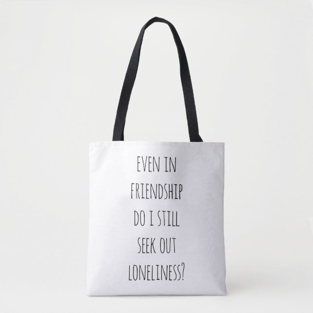 Selbst in Freundschaft Schultertasche Tasche (Vorderseite)