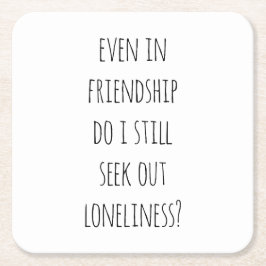 Selbst in Friends Paper Untersetzer
