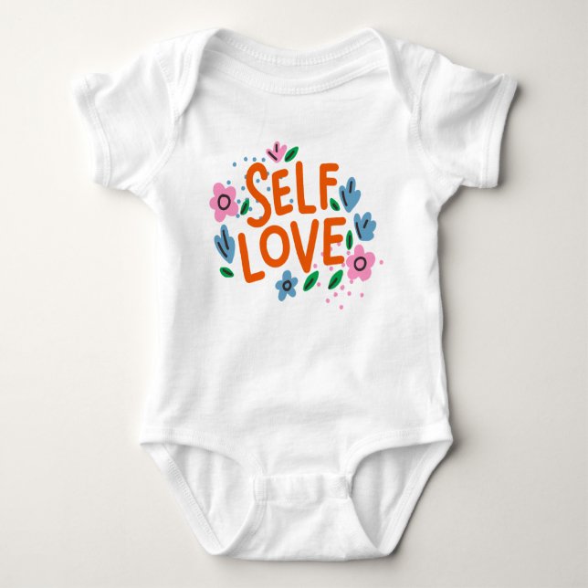 Selbst-Liebe Baby Strampler (Vorderseite)