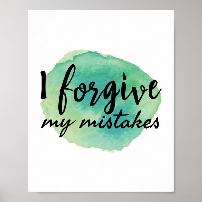 Selbst-Liebe inspirierende Worte für Selbstfürsorg Poster (Vorne)