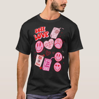 Selbst Liebe Retro Valentine's Day Happy Gesicht B T-Shirt